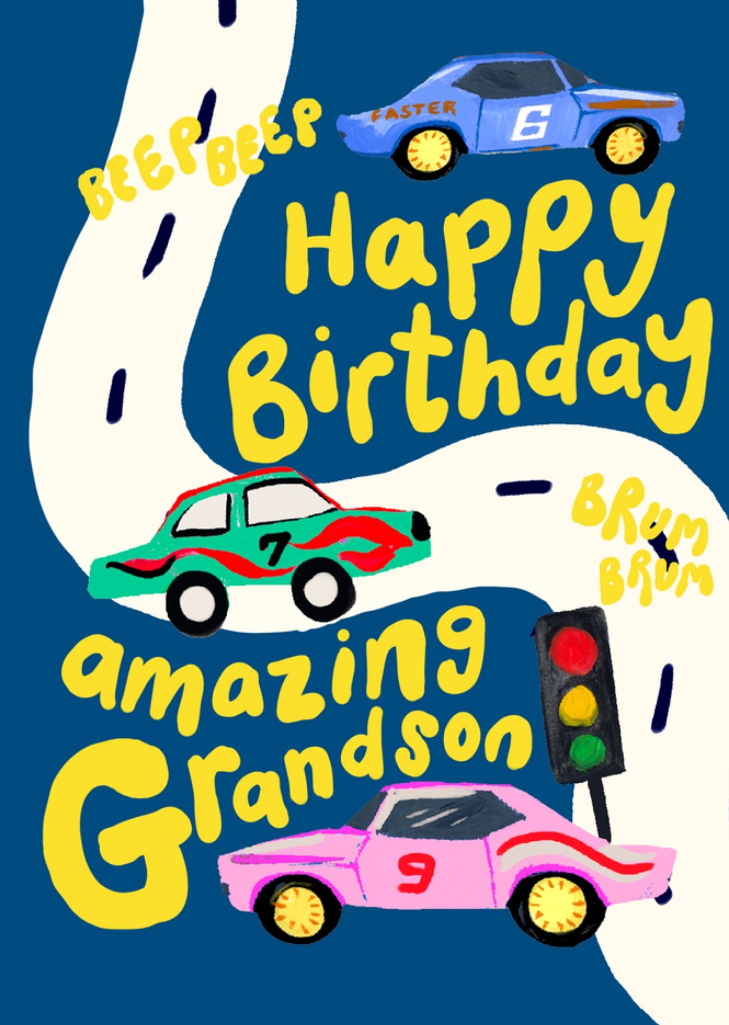 Moonpig Amazing Grandson Eleanor Bowmer Happy Birthday Card