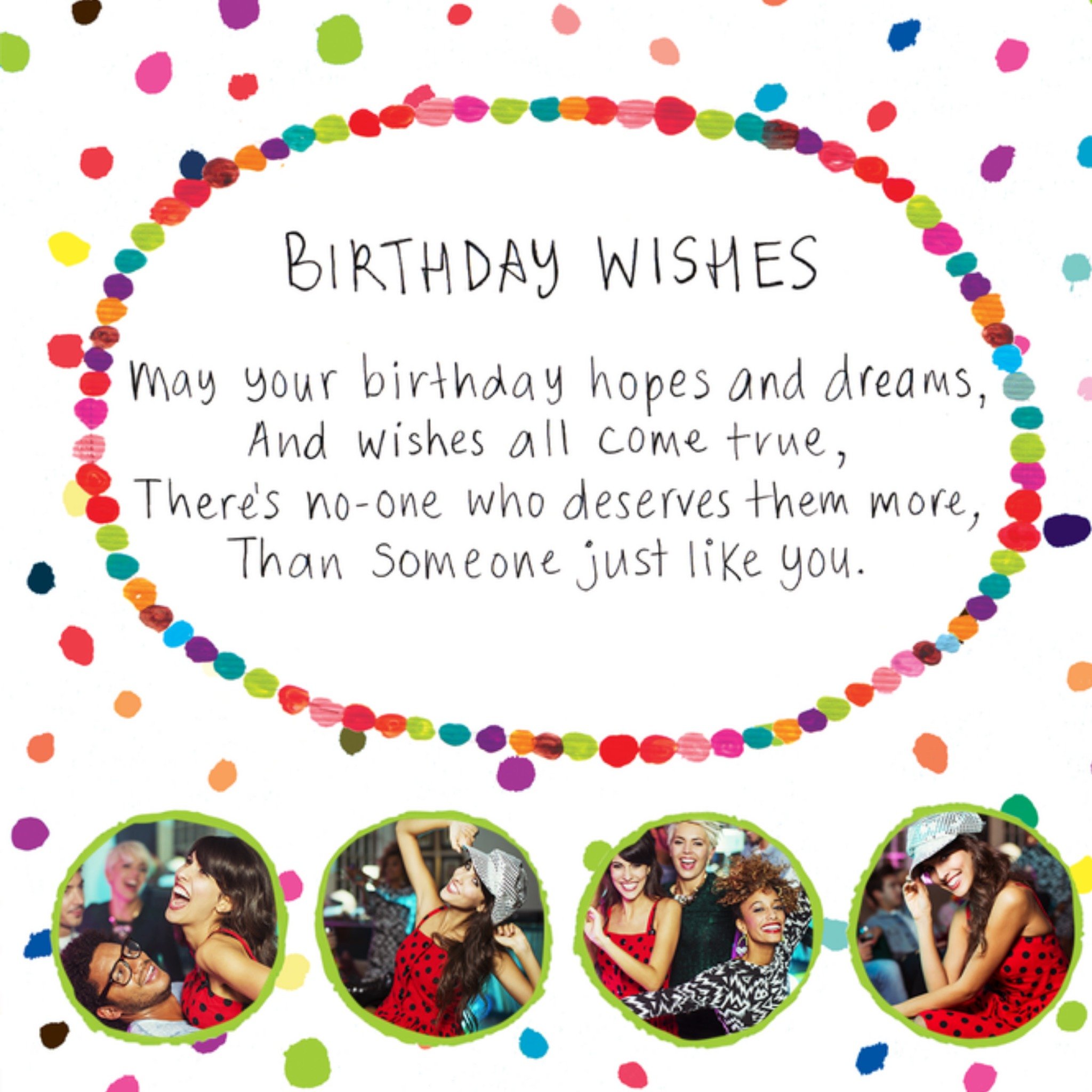 The Dogs Doo-Dahs Hopes And Dreams Photo Upload Birthday Card