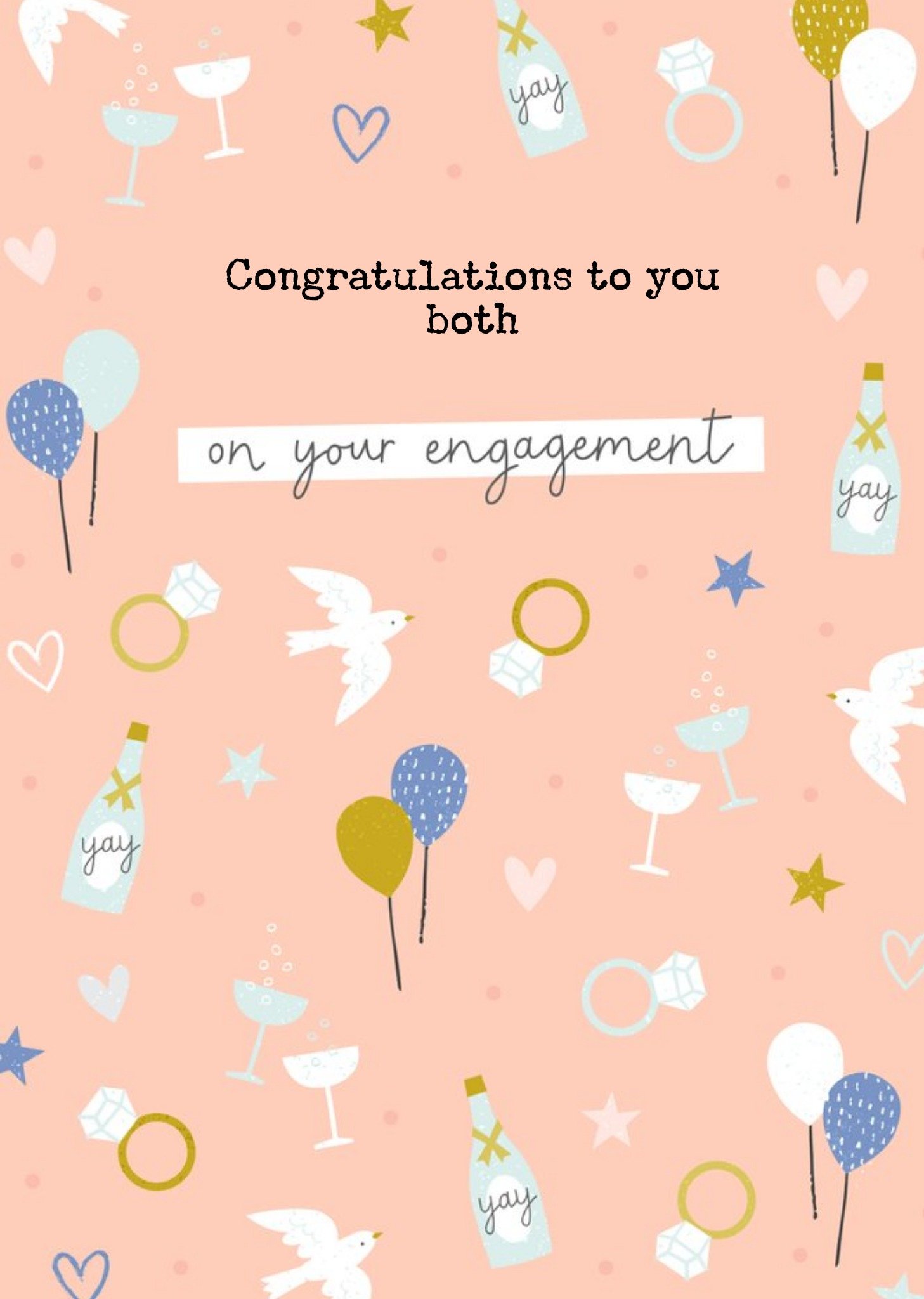 Moonpig Sorcha Faulkner Fun Playful Engagement Card