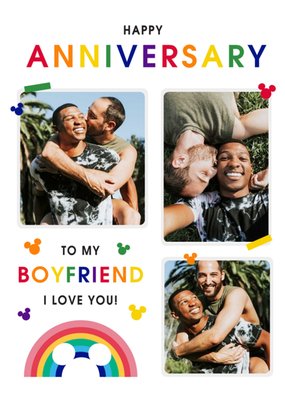 Disney Mickey and Minnie Mouse Boyfriend Anniversary Card