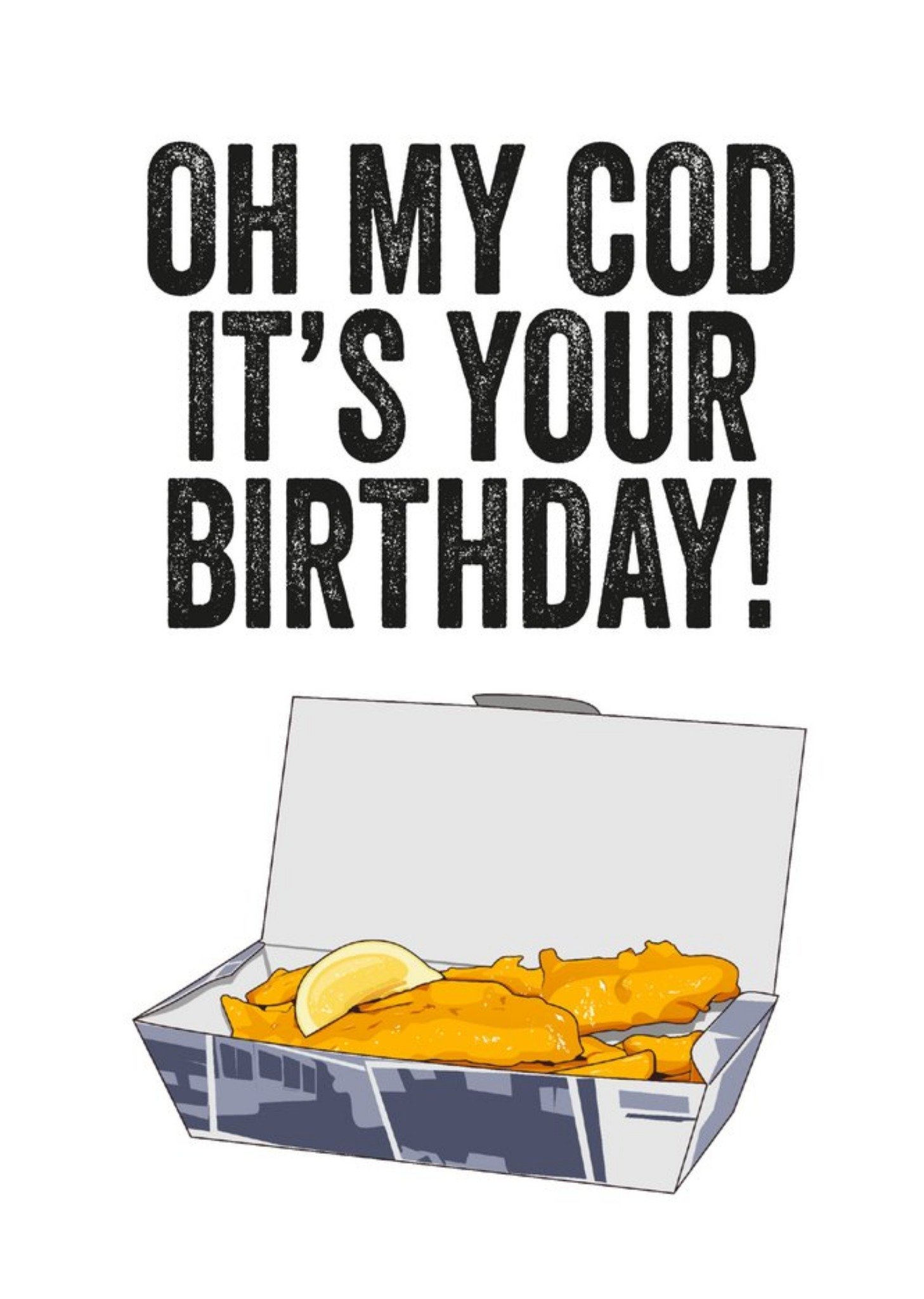 Filthy Sentiments Oh My Cod Birthday Card