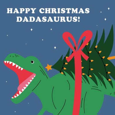 Happy Christmas Dadasauras Card