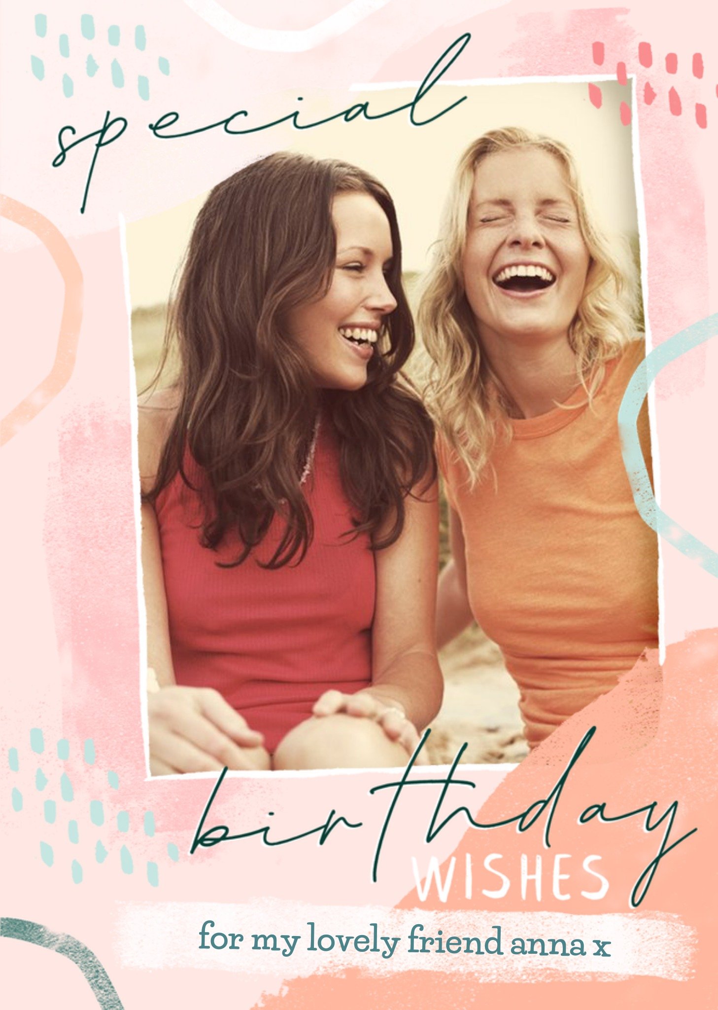 Moonpig Special Birthday Wishes Photo Upload Card
