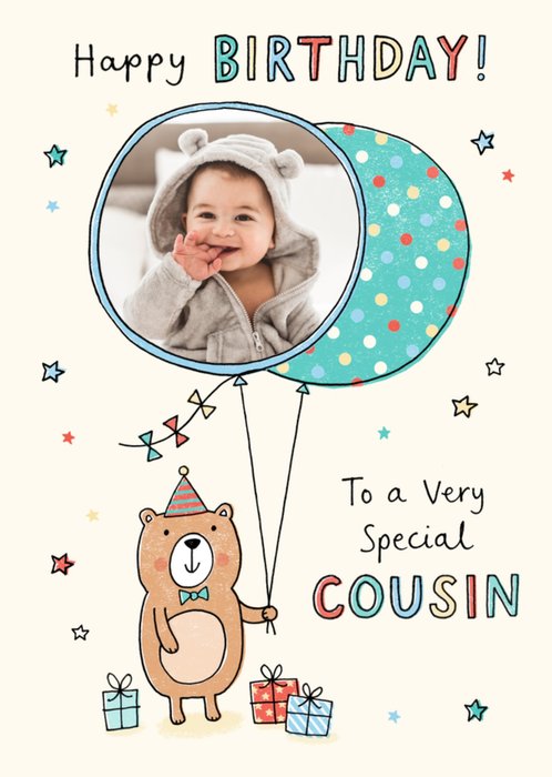 To A Very Special Cousin Photo Upload Birthday Card