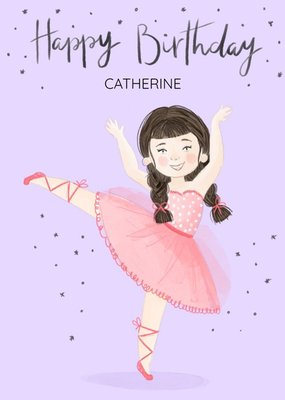 Beautiful Ballerina Birthday Card