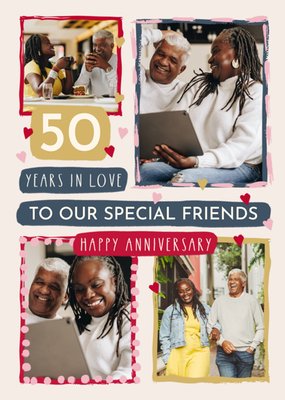 Special Friends Photo Upload Anniversary Card