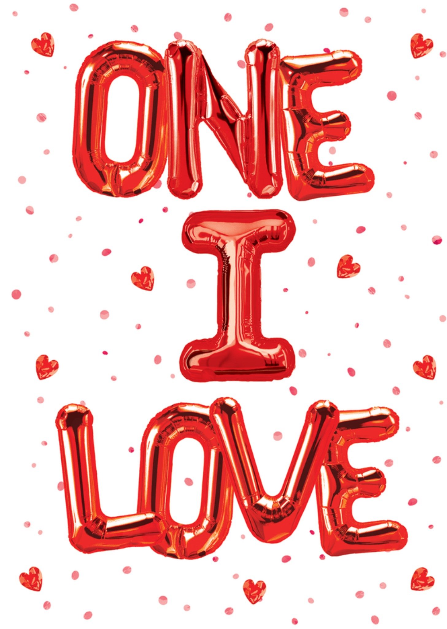 Moonpig One I Love Card