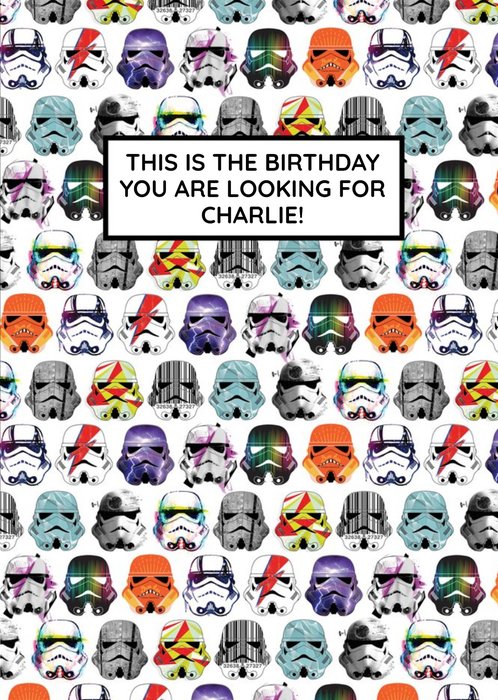 Birthday card - Star Wars