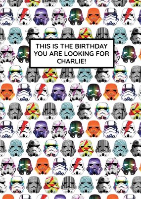 Birthday card - Star Wars