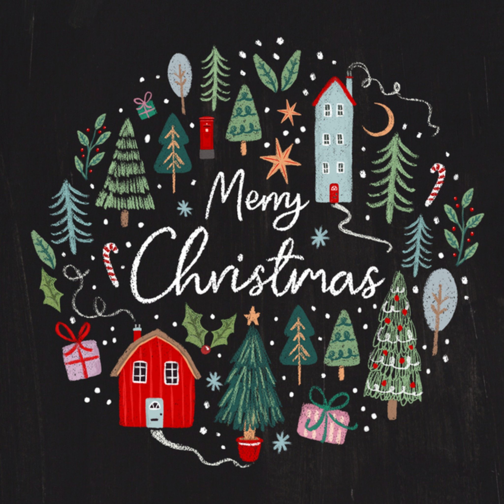Moonpig Merry Christmas Card