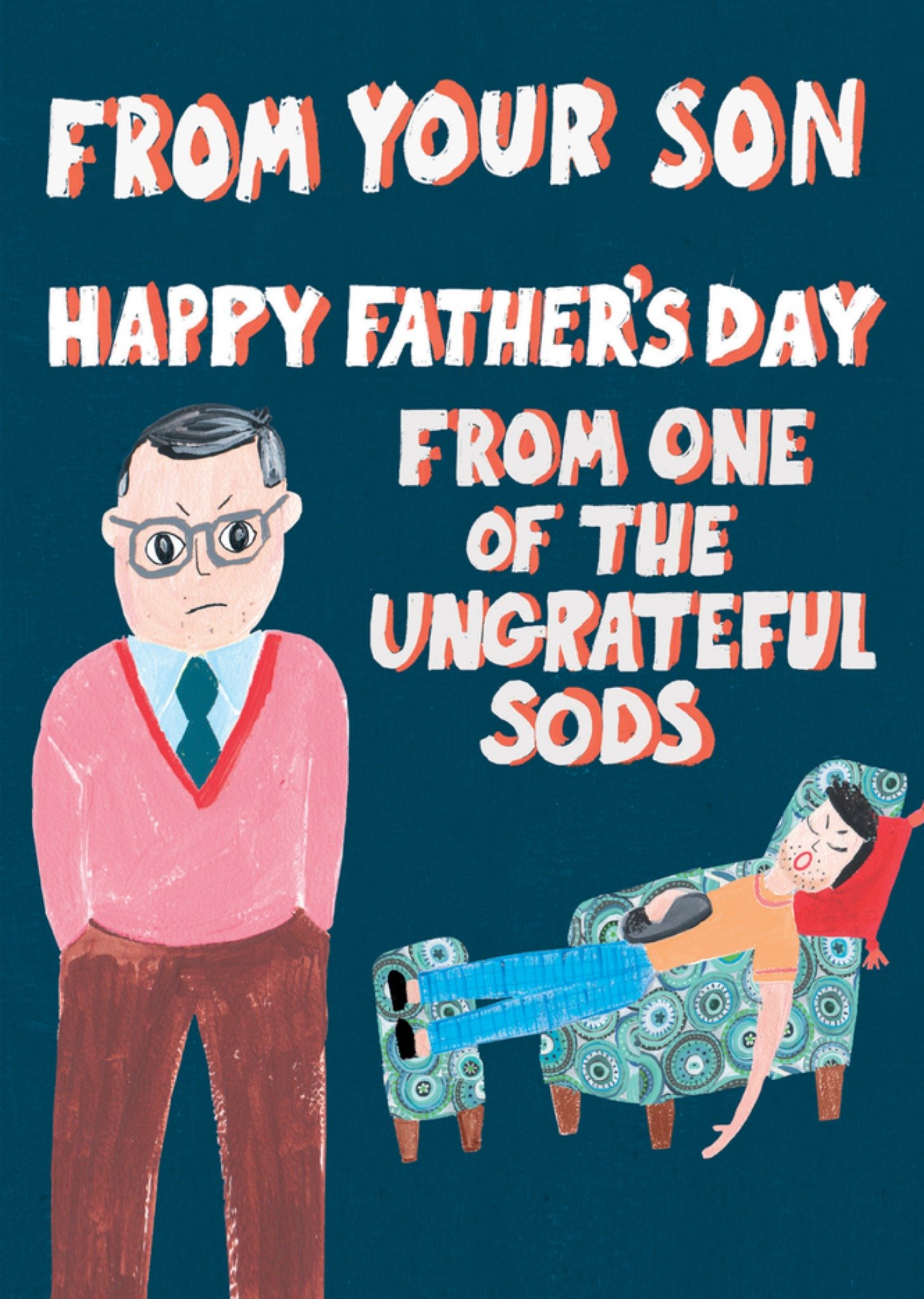 Moonpig Humourous From Your Son Happy Father's Day Card