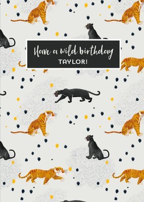 Disney The Jungle Book Bagheera And Shere Khan Birthday Card