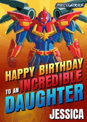 Happy Birthday To An Incredible Daughter Card