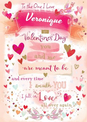 You And Me Are Meant To Be Valentines Day Card