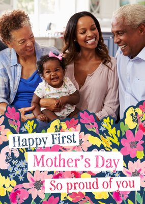 Happy First Mother's Day Photo Upload Card