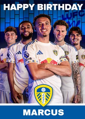 Leeds FC Birthday Card