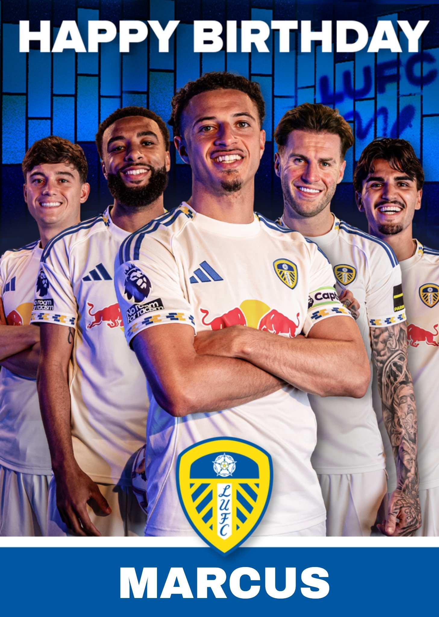 Moonpig Leeds Fc Birthday Card