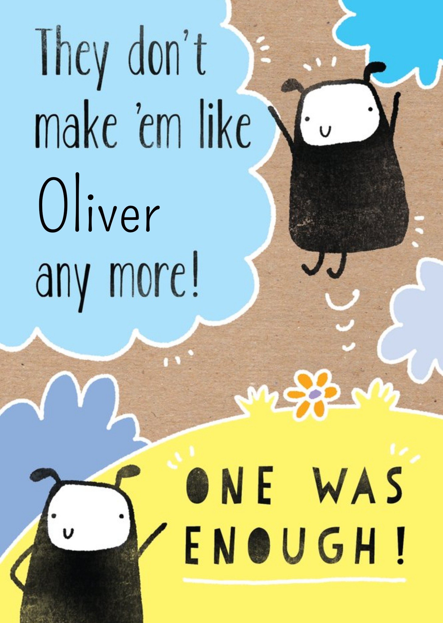 Other Deeply Sheeply One Was Enough Birthday Card