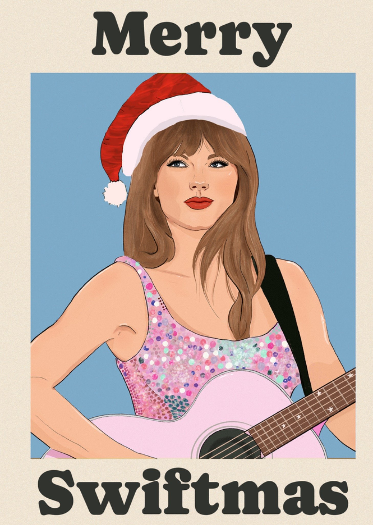 Moonpig Merry Swiftmas Card