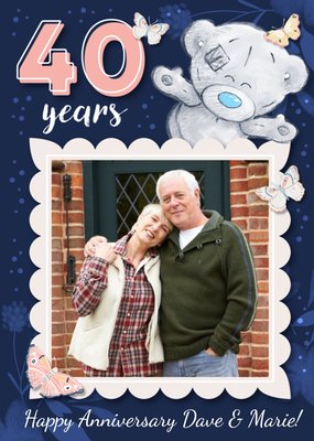 Tatty Teddy 40 Year Anniversary Photo Upload Card