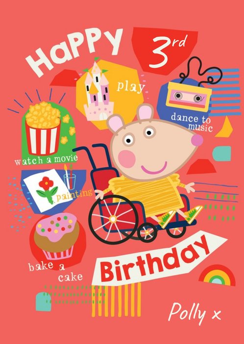 Peppa Pig Birthday Card