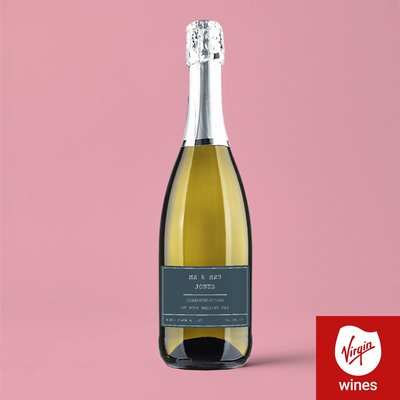 Personalised Congratulations On Your Wedding Day Prosecco 75cl