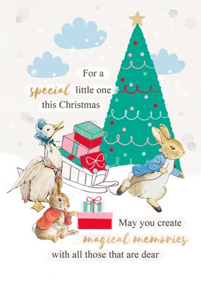 Peter Rabbit Christmas Card