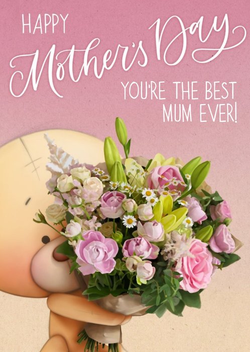 Boofle You're The Best Mum Happy Mother's Day Card