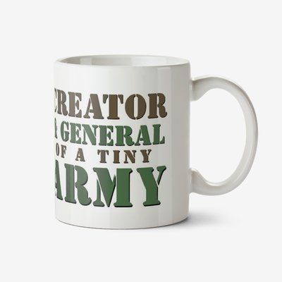 General of A Tiny Army Typographic Mug