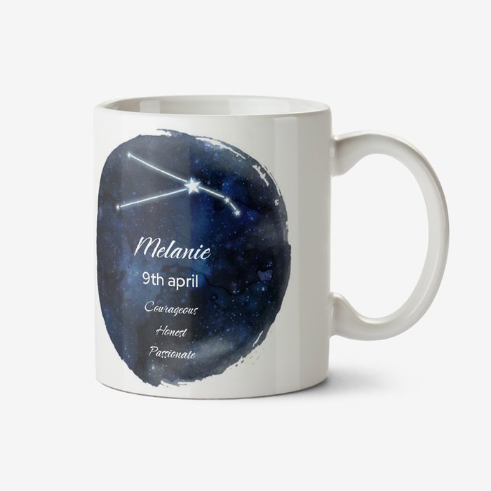 Zodiac Personalised Aries Mug