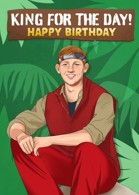 King For The Day Birthday Card