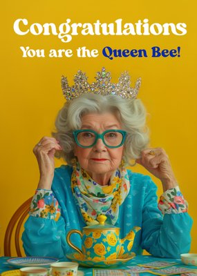 Gala Bingo Queen Bee Congratulations Card