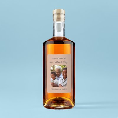 Personalised For Our Grandad On Father's Day Rum 70cl