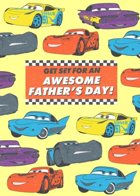 Disney Pixar Cars Get Set For An Awesome Father's Day Card