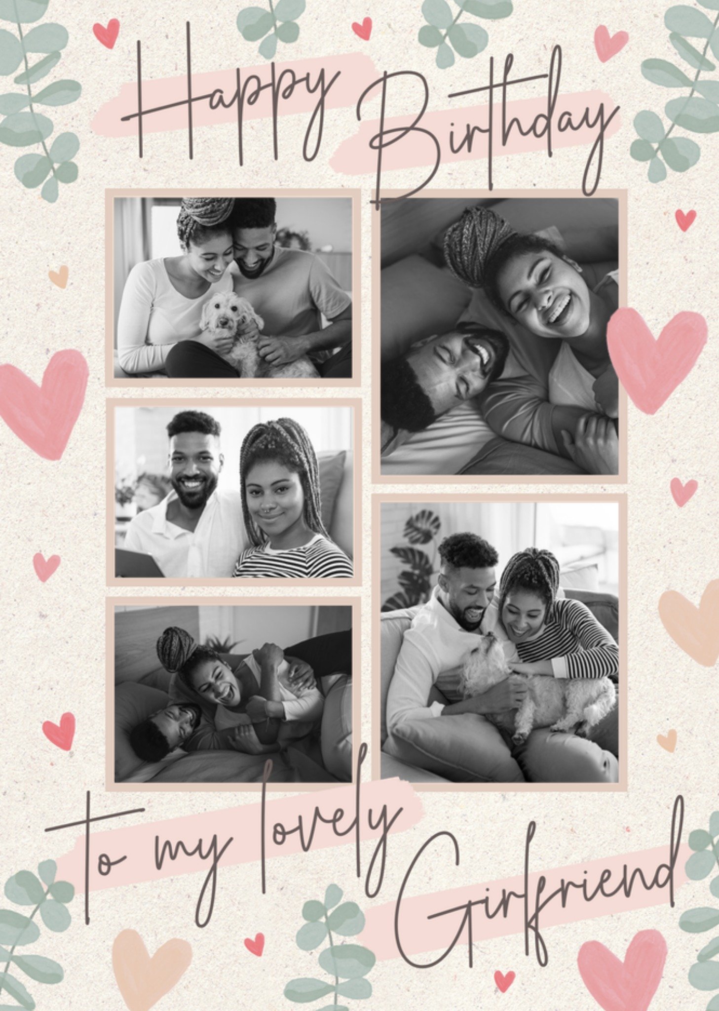 Moonpig To My Lovely Girlfriend Photo Upload Birthday Card
