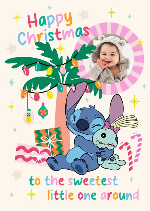 Disney Lilo And Stitch Photo Upload Christmas Card