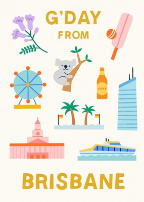 G'Day From Brisbane City Card