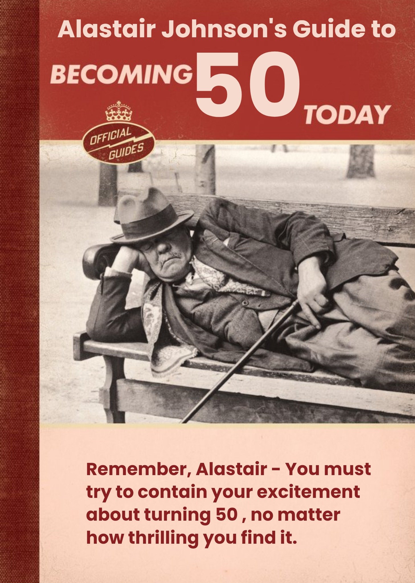 Moonpig Guide To Becoming 50 Personalised Happy 50th Birthday Card