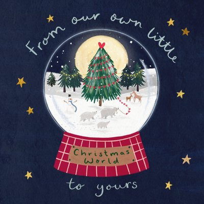 From Our Own Little Christmas World To Yours Card