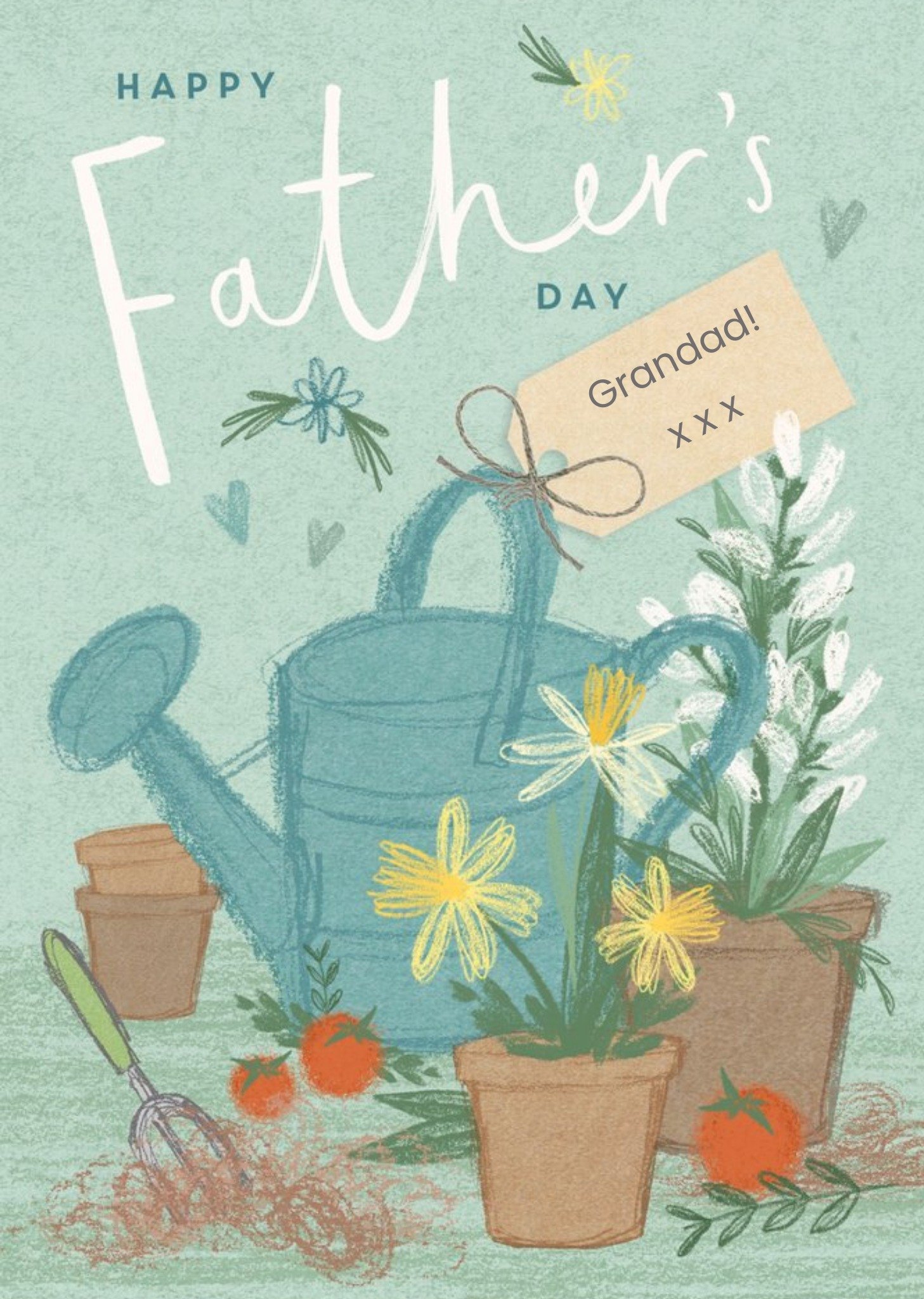 Moonpig Illustrated Garden Father's Day Card