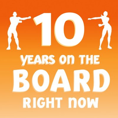 Gaming 10 Years Or Kills On The Board Right Now Birthday Card