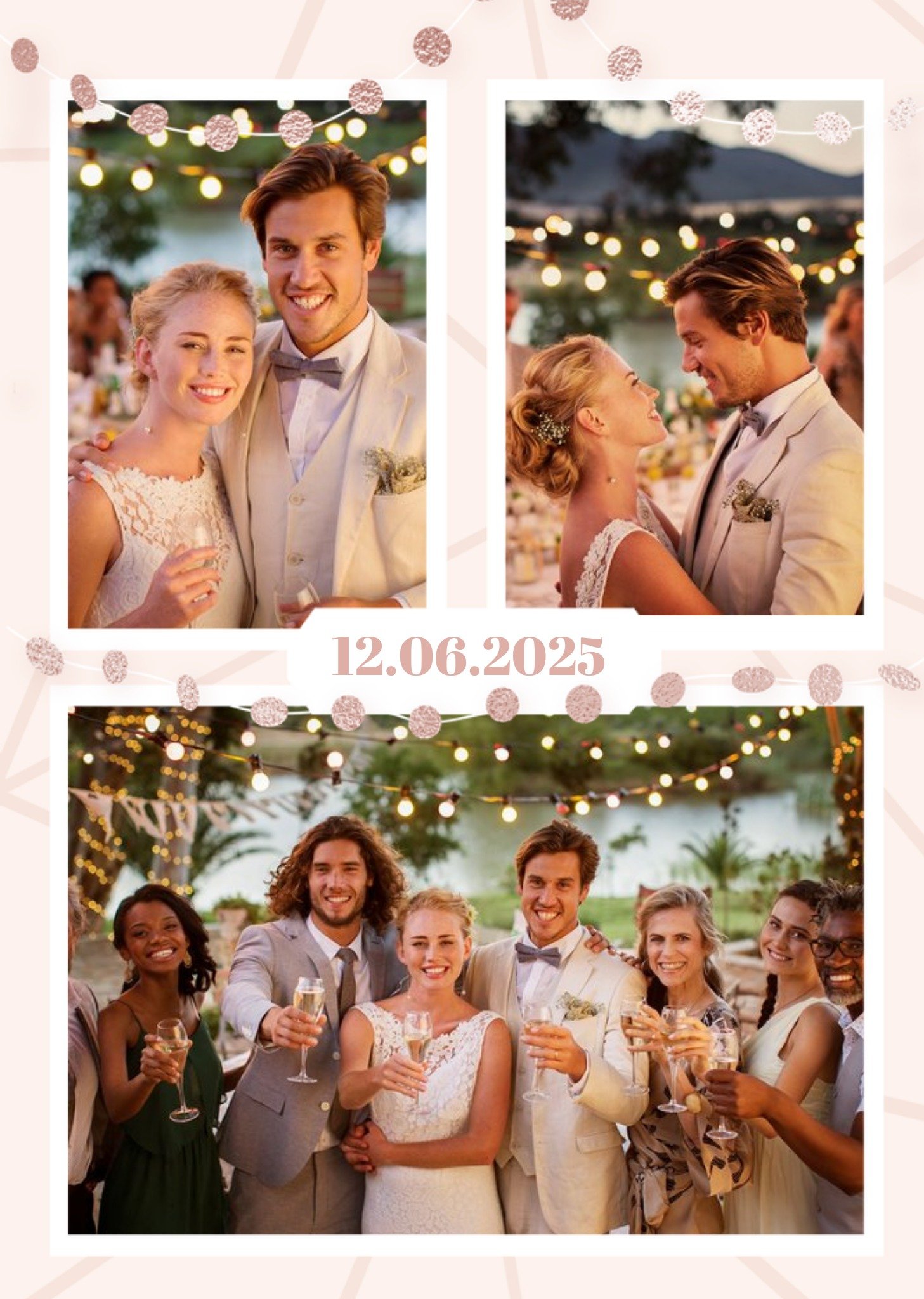 Moonpig Wedding Card - Wedding Day - Congratulations - Photo Upload