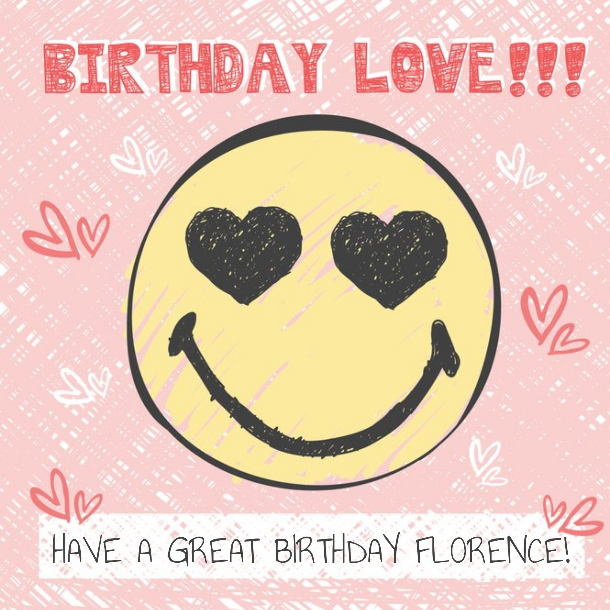 Moonpig Smiley World Birthday Love Card