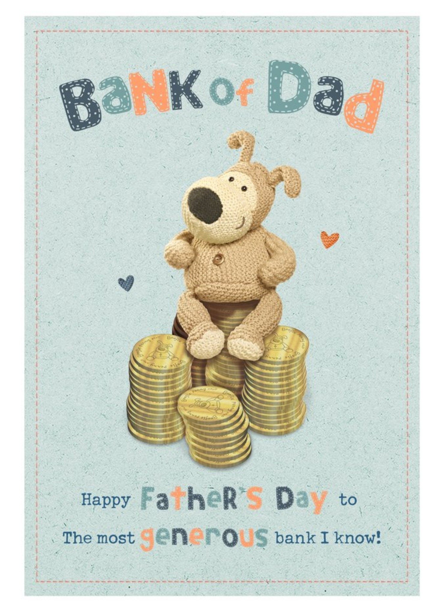 Boofle Bank Of Dad Father's Day Card