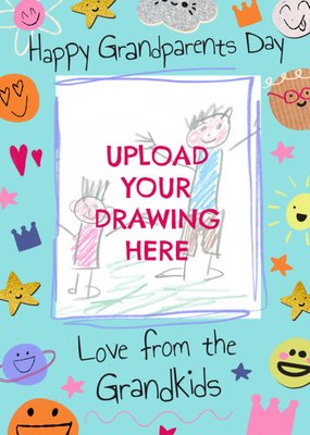 Fun Upload Your Drawing Grandparents Day Card From The Grandkids
