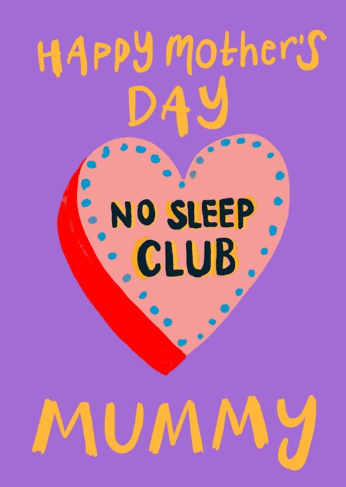 No Sleep Club Mother’s Day Card