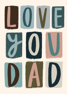 Love You Dad Card