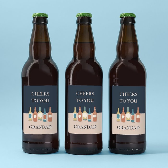 Cheers To You Grandad Beer Trio 3x500ml