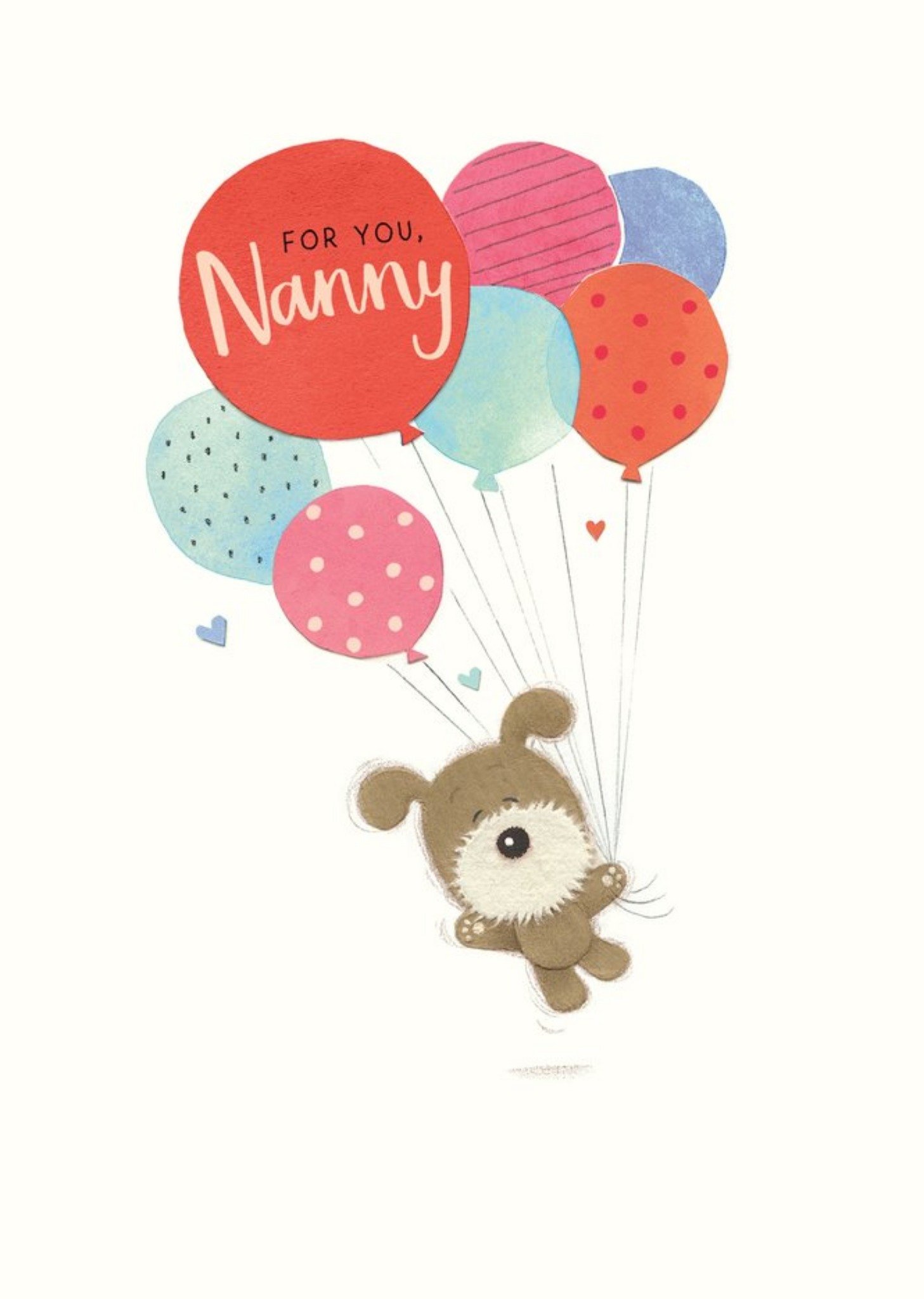 Moonpig Guk Cute Illustrated Dog Nanny Birthday Card