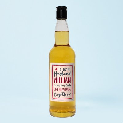 Personalised Husband Whisky 70cl